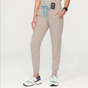 Figs High Waisted Zamora Jogger in Boulder- XSP